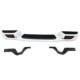 Suitable for Great Wall Fengjun 7 Pickup Truck Rear Bumper Assembly, Fengjun 7 Modified All-Iron Rear Bumper, Anti-Collision Bar, Rear Bumper Shell