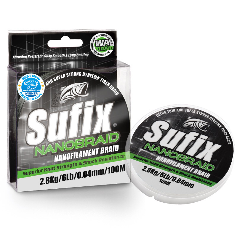 SUFIX Nano braided wire 100m micro-luya PE wire Makou trout long-distance stream