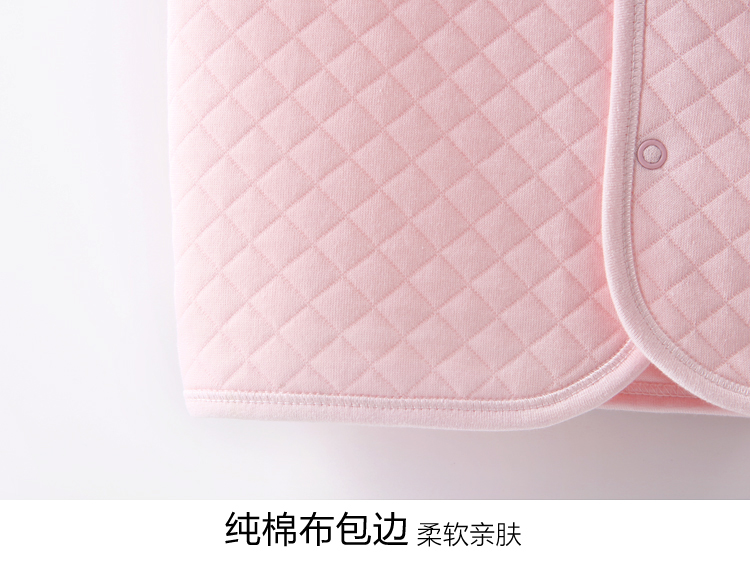 Ang Bay bé cotton hữu cơ vest mùa xuân và mùa thu mùa đông ấm áp bé vest cotton sơ sinh con vest