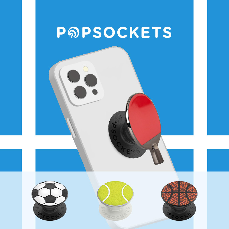 【Good Deal】Popsockets Magnetic Airbag Phone Holder for Apple iPhone 17/16 Pro Max/Pro Pu Leather Sports and Leisure Football Basketball