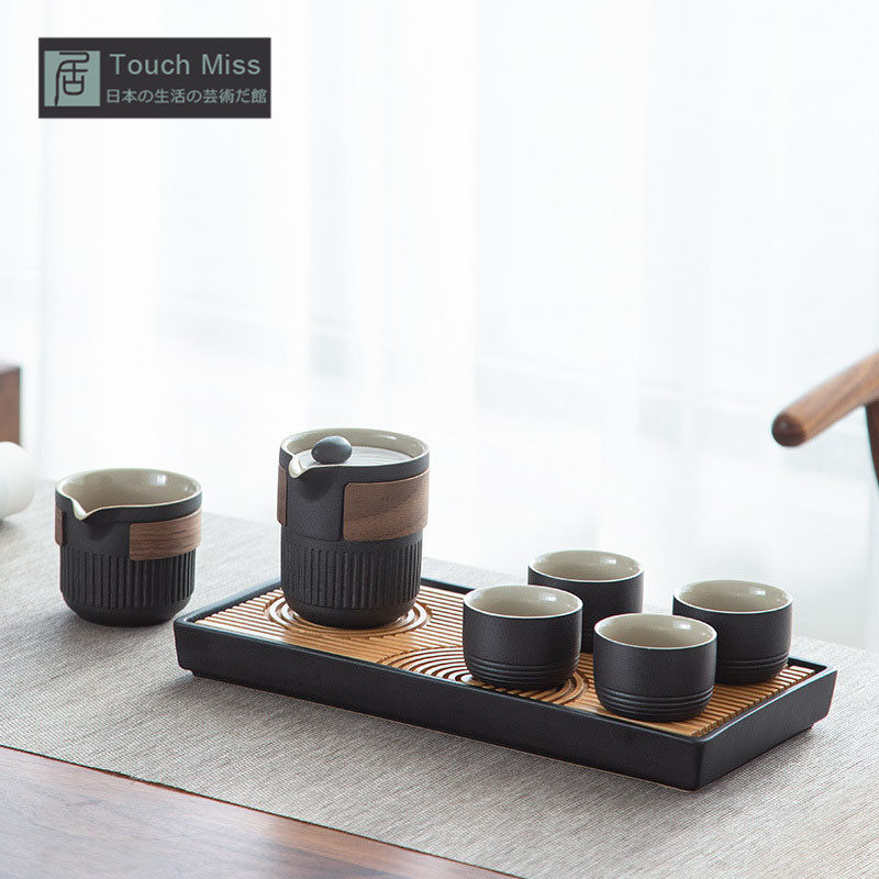 Touch miss kung fu tea set suit: japanese aesthetics + portable design ...