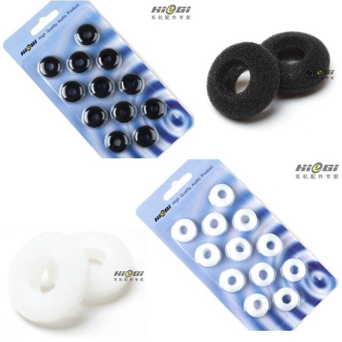 HIeGI Heitier patent hollow earplugs sponge cover headphone sponge set ear cotton phone IPHONE