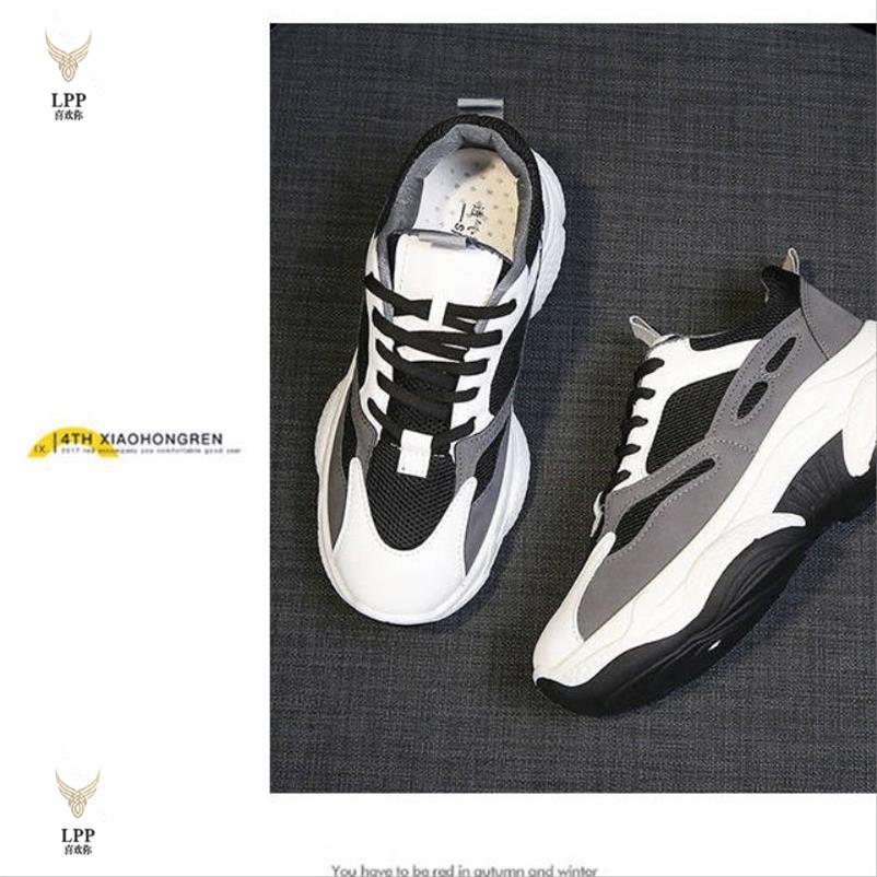 Daddy shoes in Tide shoes in Tide shoes female super fire network red with thick sole sports shoes female casual shoes breathable