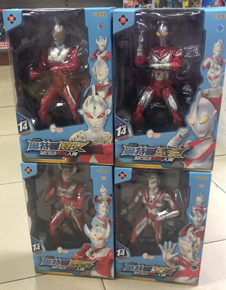 Ультра, Ultraman Tiga с подсветкой и музыкой, кукла, трансформер, подвижная игрушка, новая коллекция, Супермен