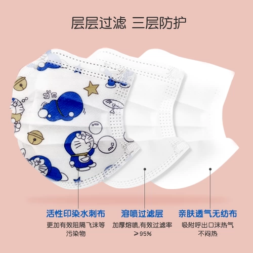 Детская медицинская хирургия маска медицинская медицинская анти -дисайза Бактерий, дети, дети, стерилизация с тремя временем и независимая упаковка