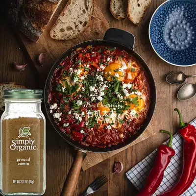 Spot Simply Organic Organic Cumin Powder Cumin Powder Sichuan cuisine barbecue Zero carbon ketogenic healthy seasoning