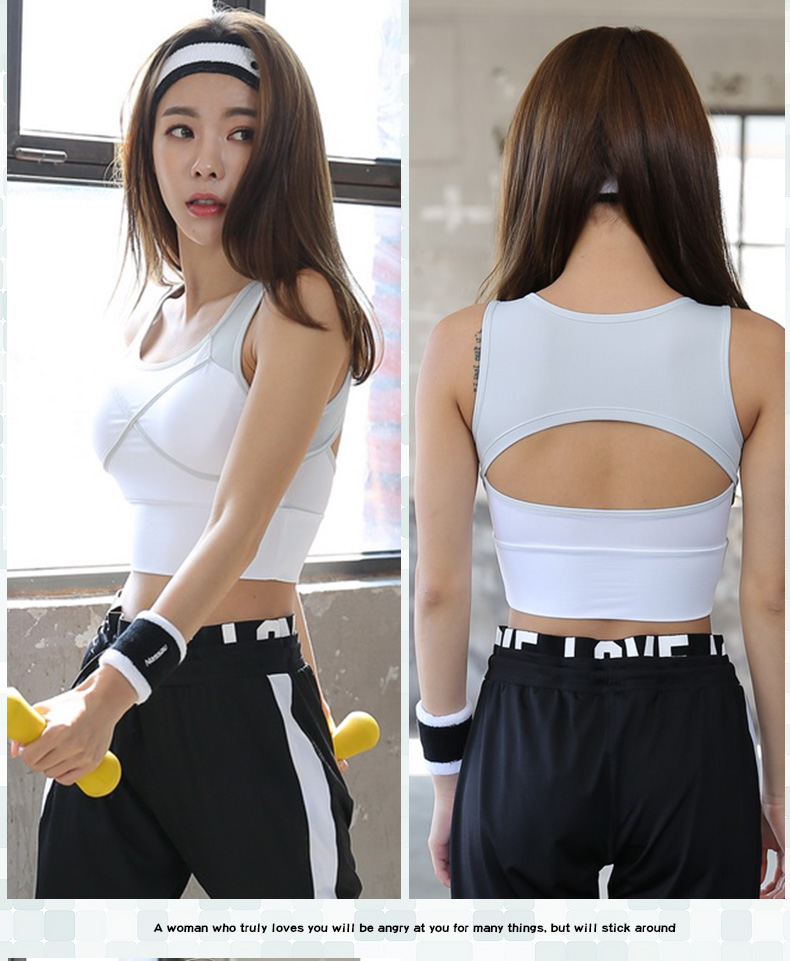 Kích thước lớn vest thể thao nữ phòng tập thể dục chống sốc áo ngực chất béo mm200 kg chạy bốn mùa tập thể dục yoga quần áo lót trang phục tập yoga cho nữ