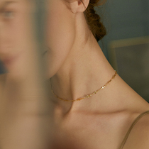 pn niche brand necklace female light luxury does not fade titanium steel jewelry cross stack wearing choker choker neck chain