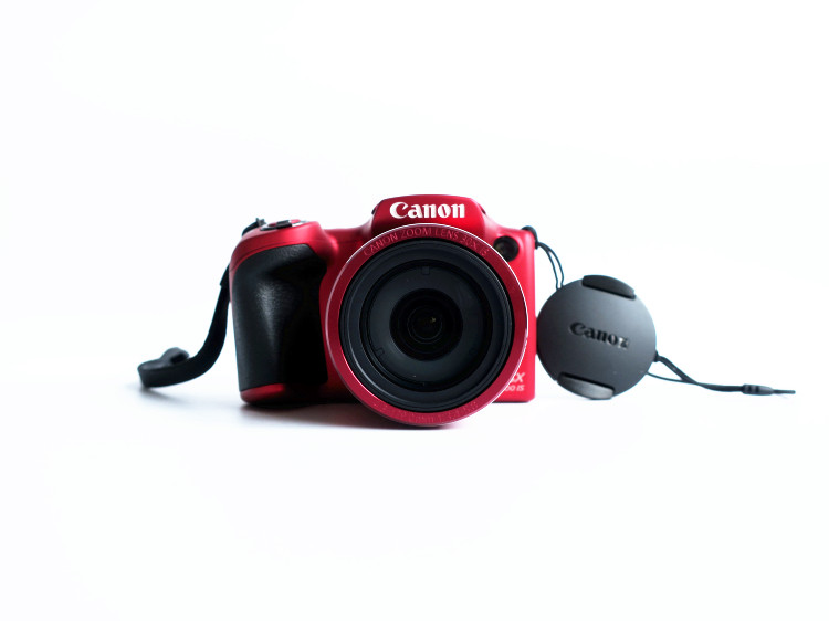 Thân máy nhỏ gọn Máy ảnh tele 30x Canon Canon PowerShot SX400 IS màu đỏ cổ điển - Máy ảnh kĩ thuật số máy ảnh canon 6d