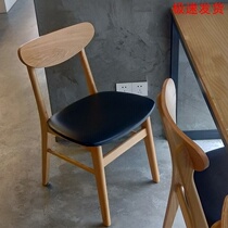 Hotel tables and chairs home library coffee shop rental house solid wood canteen restaurant reading room small family milk tea shop