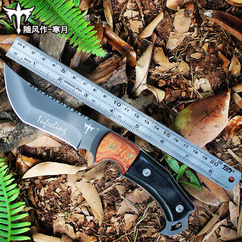 Cutter body-proof cold weapon outdoor small knife high hardness straight knife field courting military knife sharpened wilderness and wild carry-on knife