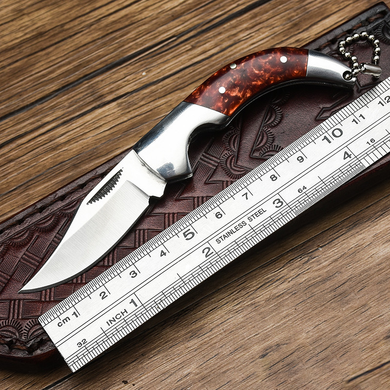 Knife self-defense cold weapon portable folding knife outdoor pocket knife fruit knife mini EDC open express knife