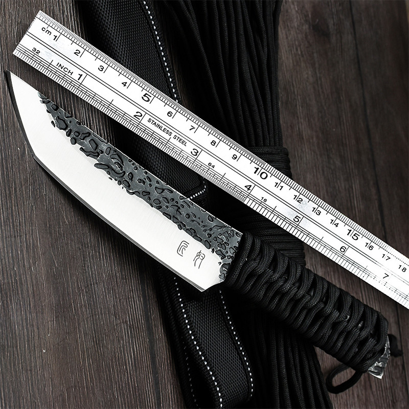 Special Soldier Knife Wolf cutter Knife Anti-Body Cold Weapon TRITIUM GAS KNIFE CARRY-ON KNIFE FORGING WITH SMALL KNIFE STRAIGHT KNIFE OPEN BLADE