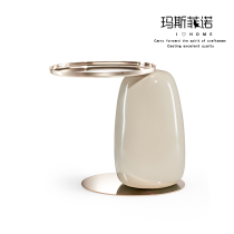 MSFN modern light extravagant designer creative fashion metal round tray tea table living-room sofa edge a few coffee tables