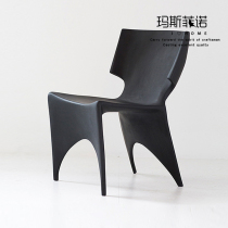 MSFN Nordic Modern Creative Fashion SILENT GRP PROFILED DINING CHAIR DINING ROOM DECORATION VILLA FOLDLIKE BOARD ROOM