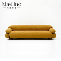Masfino Italian Direct Fabric Sofa Middle Ancient Sesann Single-Person Sofa Chair Leisure Chair Living Room