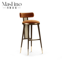 Masfino Nordic Solid Bar Beauty Bar Co. Ltd. Bar Bar Co. Ltd. Red open terrace backed high chair furniture