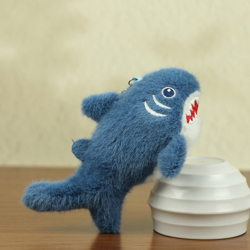 Shark Doll Doll Pendant Plush Toy Cute Doll Keychain School Bag Pendant