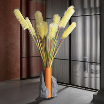 Big nose]Nordic ins creative simple floor-to-ceiling FRP vase decoration living room flower arrangement flowers dry flower bucket