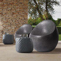 Big nose Nordic] Creative home outdoor garden FRP courtyard Villa sculpture floor decoration pier