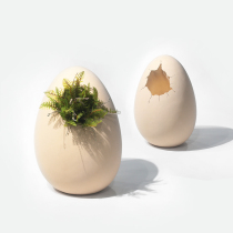 Large FRP pebble flower pot creative cute ornaments Hotel shopping mall living room flower arrangement Household large vase