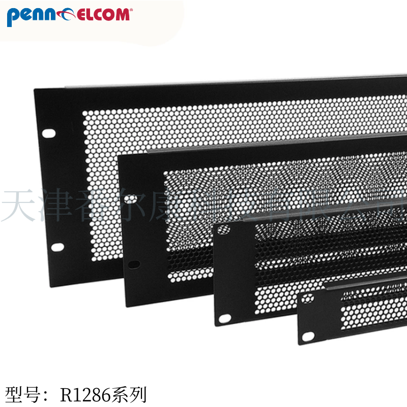Penn Elcom 19-inch black iron cooling blind panel panel bezel server cabinet hollow R1286