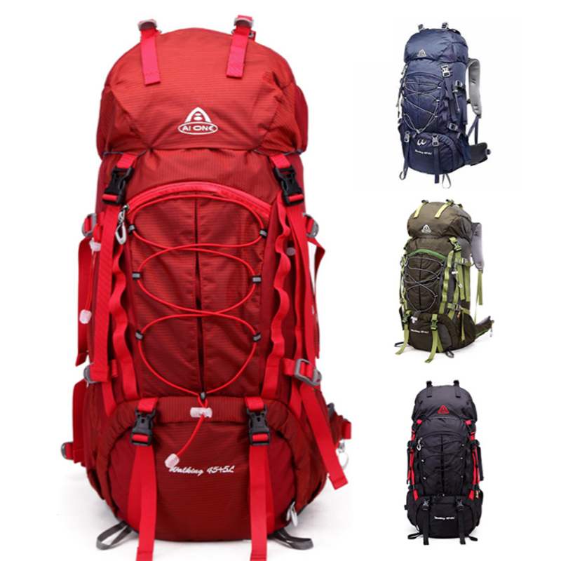 New Stock Available! Ai Wang 50L Ultra-Light Suspension Outdoor Hiking and Mountaineering Backpack, Casual Backpack, Multifunctional 50 Liters