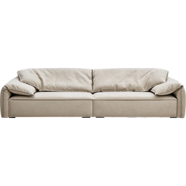 Elephant ear sofa modern light luxury small apartment straight living room high-end designer down lazy fabric sofa