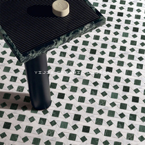 Dark green windmill stone mosaic bathroom tiles bathroom kitchen background wall hotel lobby entrance floor tiles