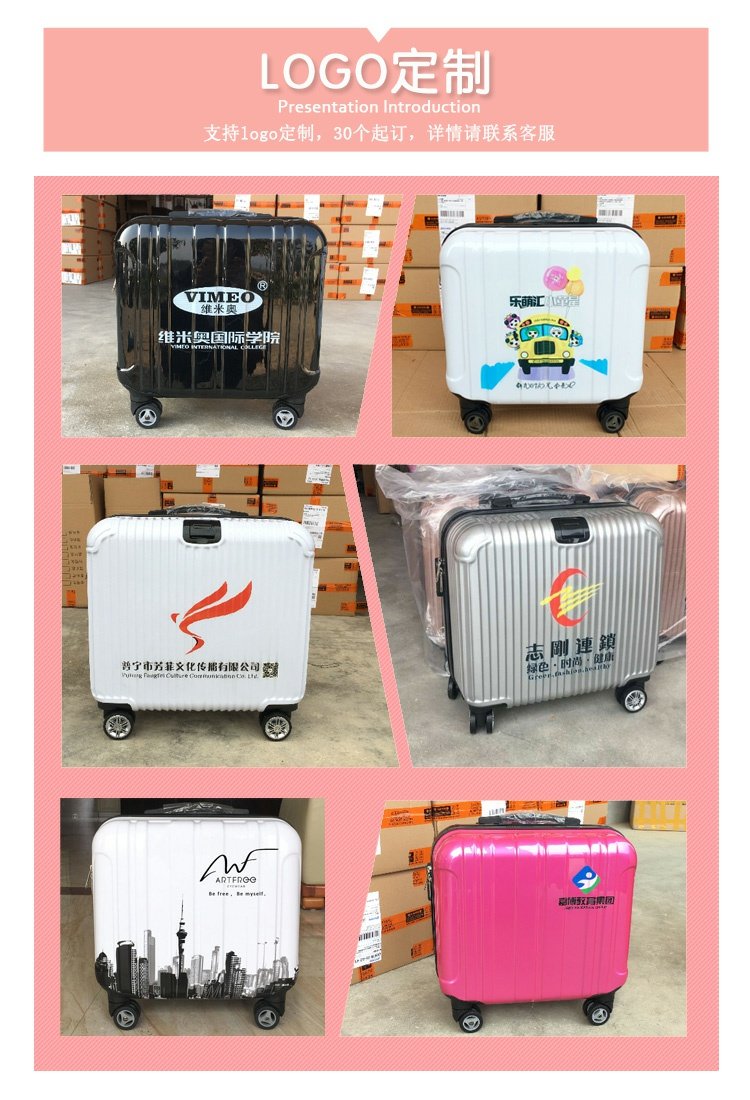 Tùy chỉnh 19 inch phổ biến bánh xe vali vali vali nữ trường hợp xe đẩy nam kinh doanh nhỏ vali sinh viên máy tính hành lý vali kéo giá rẻ 100k