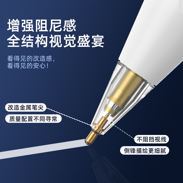 ເຫມາະສໍາລັບ BASEUS ທໍ່ pen tip BASEUS active wear-resistant crystal diamond pen tip paper film modified metal pen tip