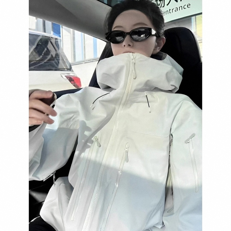 Sv7 Generation Hard Shell Jacket for Men and Women, Professional Outdoor Waterproof and Rainproof Taizhou Bird Unbranded Spring and Autumn Hooded Jacket