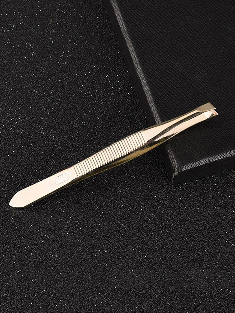 Professional Stainless Steel Eyebrow Clip Tweezers Plucking Pliers Home Repair Brow Clip Mustache Cramp Tool Beard Tool Beard