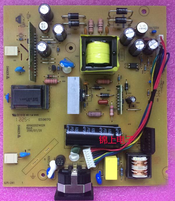 Original Lenovo L2021WD power board high voltage board ILPI-241 491A02021402R