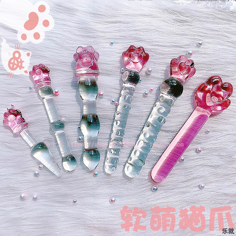 Fairy Crystal stick Soft Meng Thirst For Adult Love Interest Items Glass Transparent Yang Masturbation G Point Taste Stick