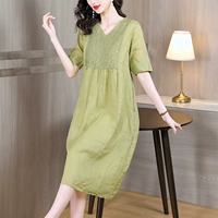 Летнее модное элитное платье для матери, коллекция 2023, большой размер