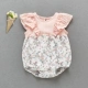 Net Red Baby Tide Hàng hiệu Quần áo Trẻ em Mùa hè Một mảnh Mùa hè Mỏng Dễ thương Quần áo Công chúa Ra Bị hỏng Mã xóa - Áo liền quần
