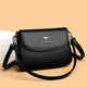 Soft leather versatile and fashionable 2024 new shoulder crossbody bag