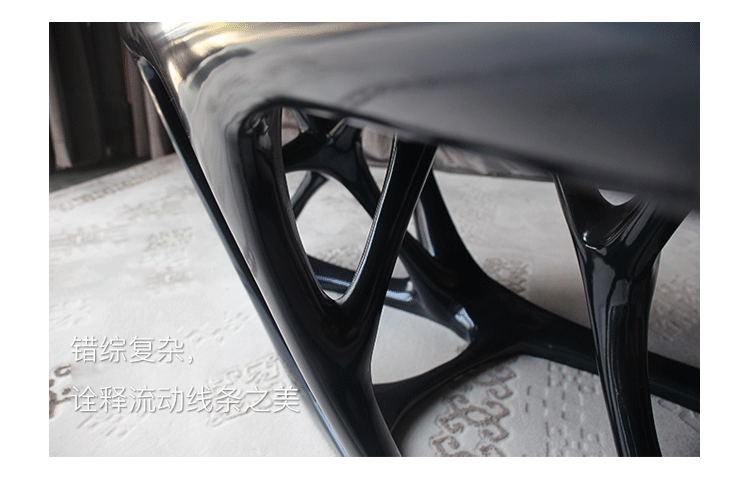 Lovol vui vẻ tổ tùy chỉnh ở nước ngoài thiết kế nội thất bàn mesa Mesa bàn sáng tạo kính thép bàn cà phê ghế hoàng gia