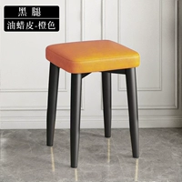 [Обновление латексной модели] Черные черные ноги-оранжевая масляная восковая кожа