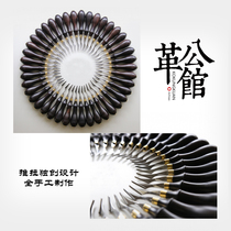 Leather mansion edge sharpener leather push-pull two-way edge cutter handmade leather trimmer left and right hand Chamfering Edge knife