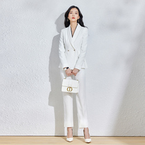Business Fashion Temperament Western-style Suit Women Presenter Positive Dress Foreign Air White Collar Beauty Salon Workwear Professional Clothing