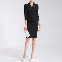 Hotel Front Desk Working clothes Beauty Division Jewelry Store Flight Attendant Uniform Professional Dress Womens Autumn Winter Fashion Positive Fashion