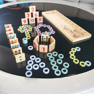 幼儿园学数学蒙氏教具儿童早教玩具益智启蒙认数字神器认识数字