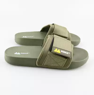 Cao boss export single ultra-light soft men's one-word drag tooling function wind comfortable casual solid color men's slippers