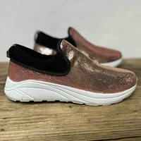 Розовые черные блестки 1
