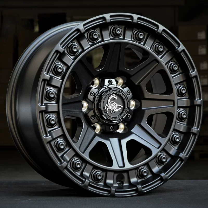 AF poisonous scorpion 17 -inch adaptation of off -road wheel tank 300 Wrangler Super Fighter FJ Pajero V97 Haval H9 modification