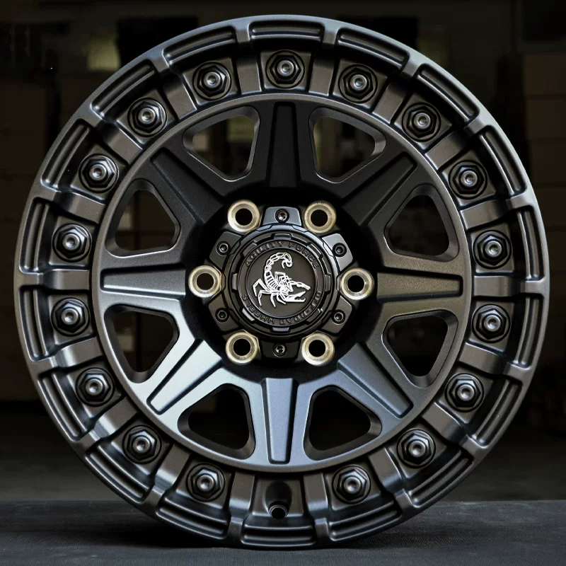 AF poisonous scorpion 17 -inch adaptation of off -road wheel tank 300 Wrangler Super Fighter FJ Pajero V97 Haval H9 modification