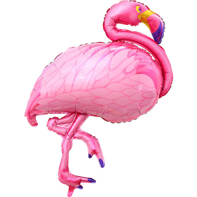 New big number 40 inch cartoon flamingo Aluminum Film Balloon Party Decorations Photo Props Toddler Toys