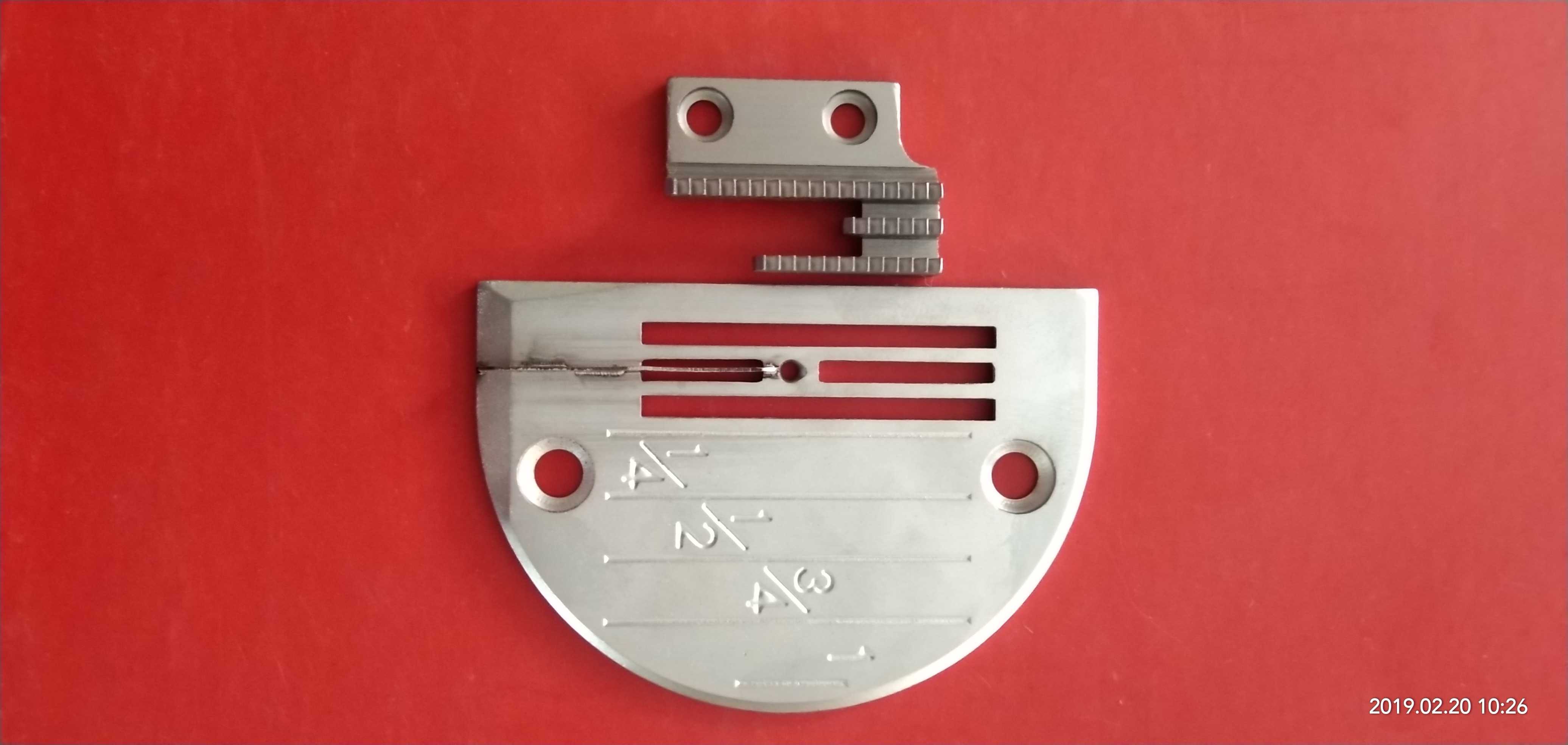 Flat Car Drop Pit Thread Needle Plate Teeth Shirt Press Collar Dark Wire Special Needle Plate Remote Area No